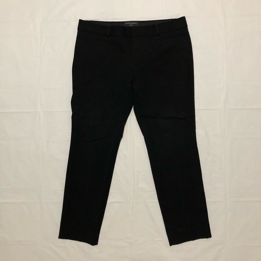 Banana Republic Women’s Sloan Slim Fit Black Ankle Pants size 8P